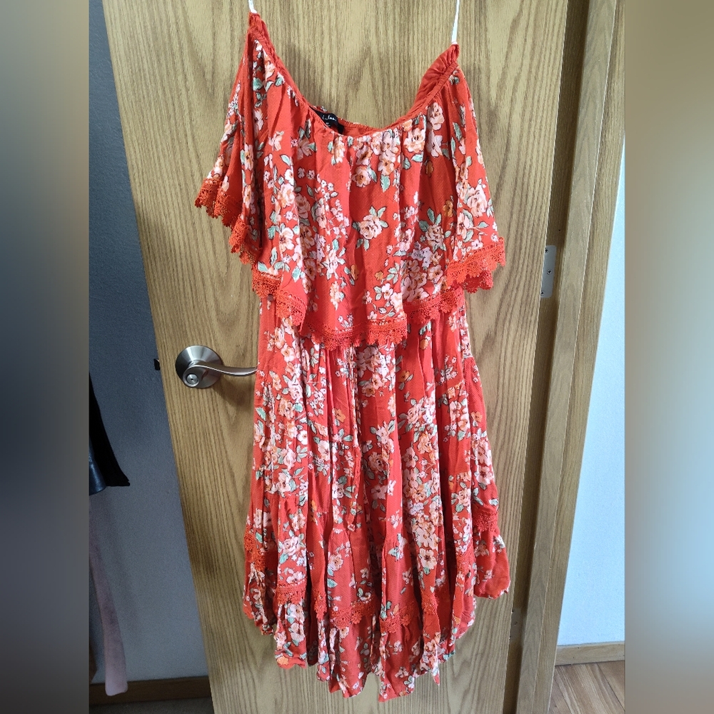 Floral Off-Shoulder Dress Lulu's